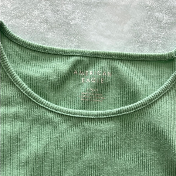 American Eagle Outfitters Light Green Tank Top - Picture 2 of 2